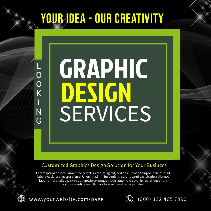 SERVICES SQUARE TEMPLATE.C | PosterMyWall