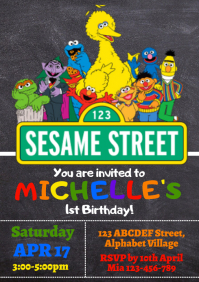 370+ sesame street Customizable Design Templates | PosterMyWall
