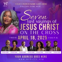 Seven Last Sayings of Jesus Christ Instagram Post template