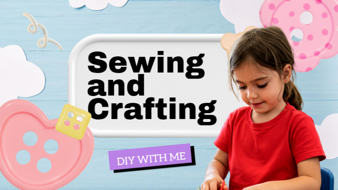 sewing craft thumbnail Template | PosterMyWall