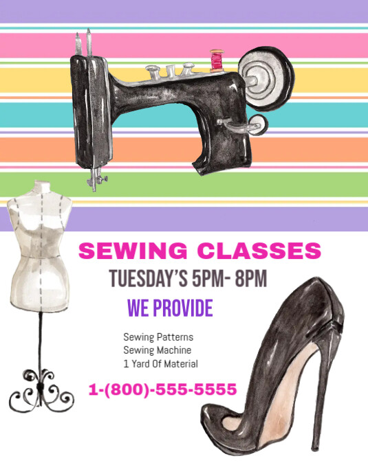 Sewing Template | PosterMyWall