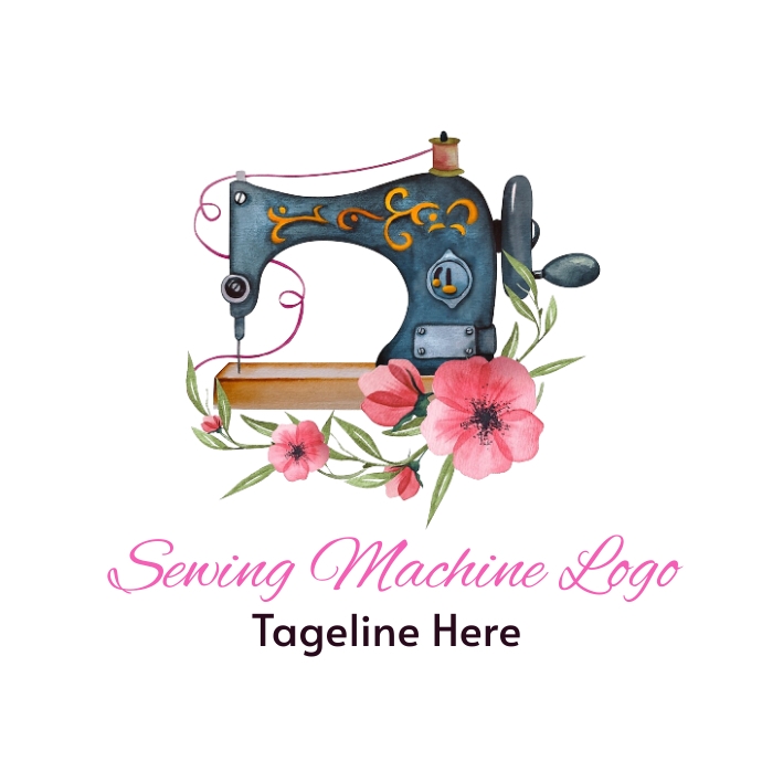Copy of Sewing Machine Logo | PosterMyWall