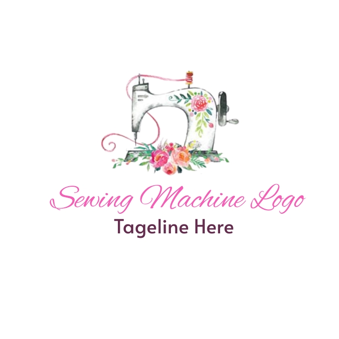 Sewing Machine Logo Template | PosterMyWall