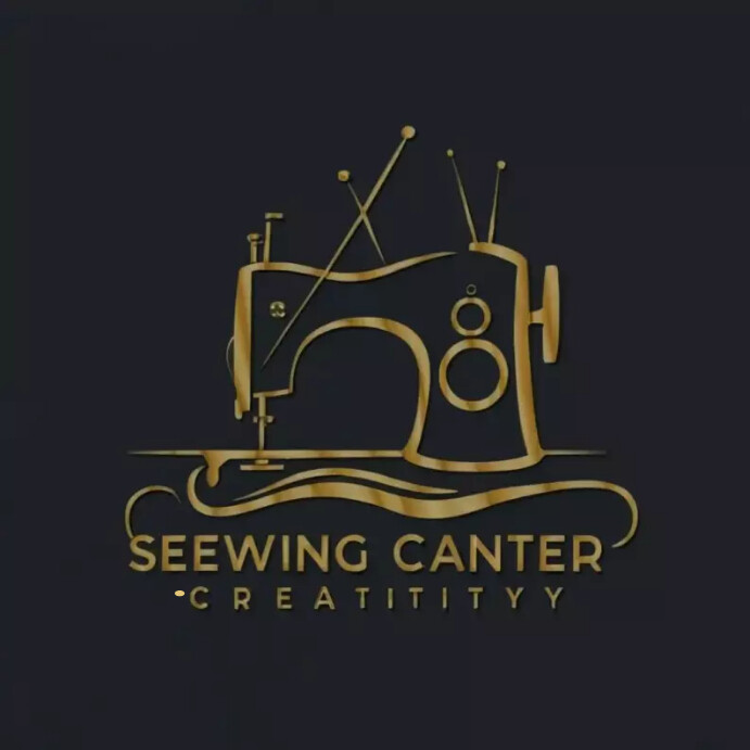 Sewing machine vector logo design Template | PosterMyWall
