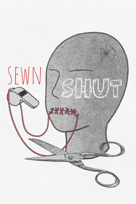 SEWN SHUT Poster template