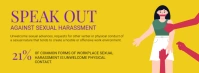 Sexual Harassment Character Facebook Cover Ph template