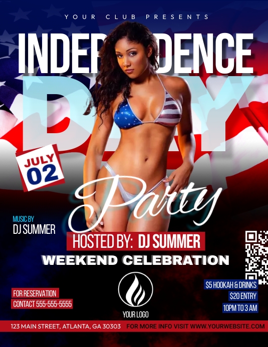 sexy Independence day PARTY FLYER Template | PosterMyWall sexy Independence day PARTY FLYER Template | PosterMyWall