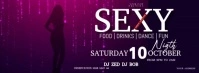 SEXY NIGHT Facebook Cover Photo template