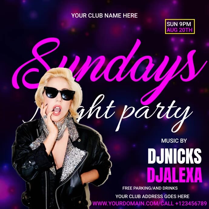 sexy night hangover party Template PosterMyWall