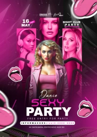 Sexy party A6 template