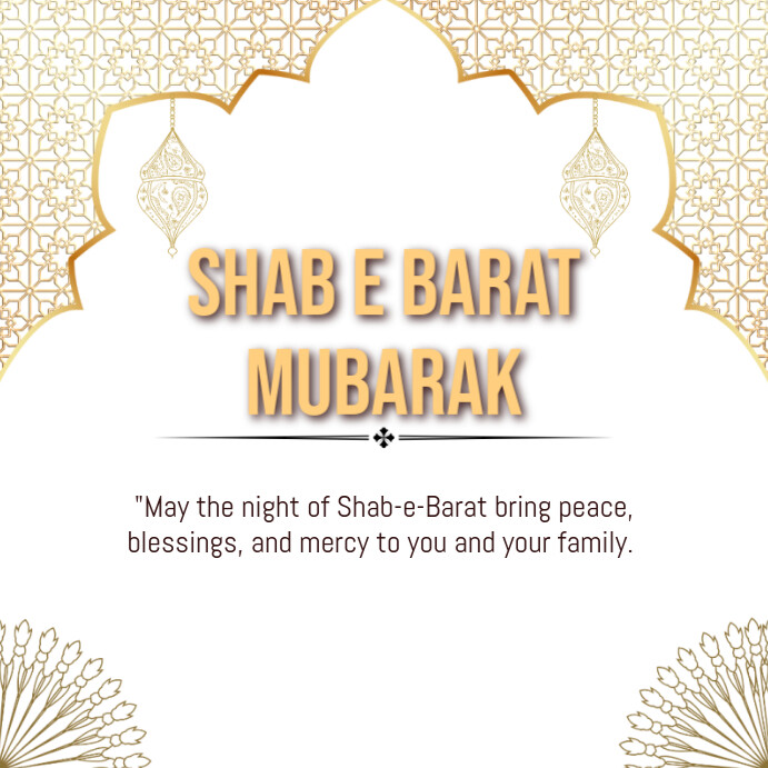 shab e barat Instagram na Post template