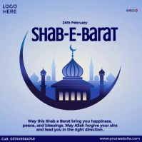shab-e-barat Publicação no Instagram template