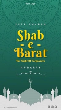 Shab E Barat Mubarak Forgiveness Night Video Instagram Story template