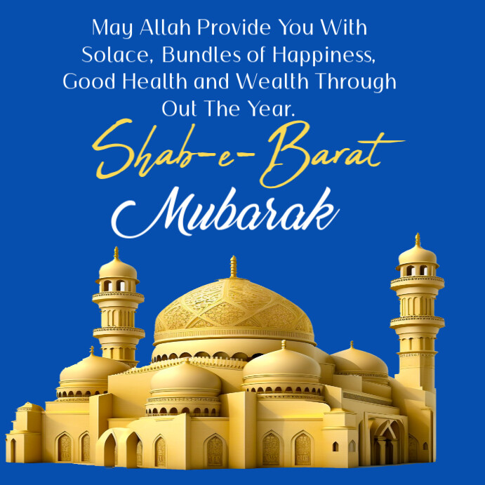 Copy of Shab E Barrat Instagram Post | PosterMyWall