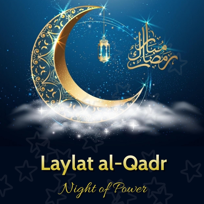 Shab-e-Qadr,Laylat al-Qadr Instagram Post template