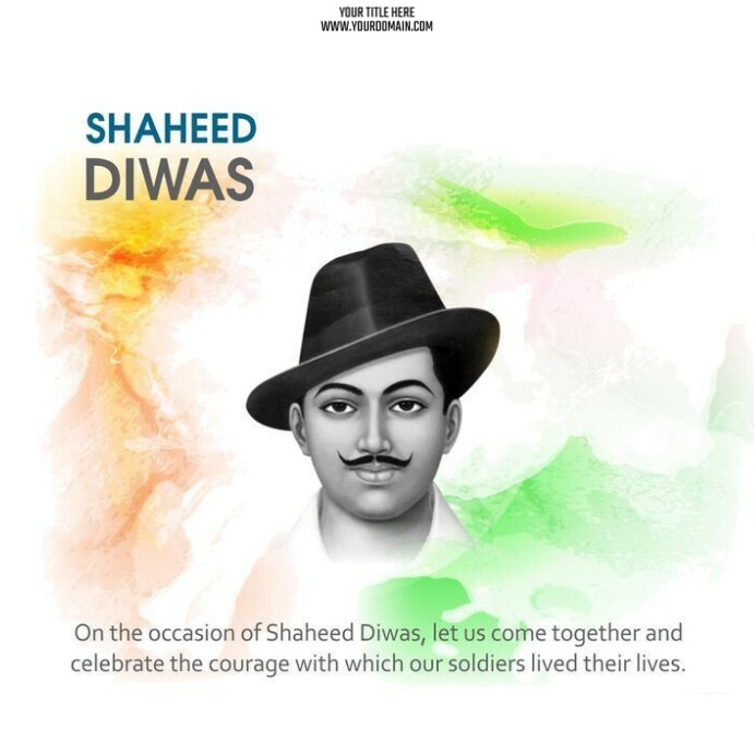 Modèle Shaheed Diwas | PosterMyWall