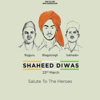 Shaheed Diwas Template | PosterMyWall