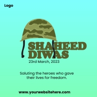 SHAHEED DIWAS 2023 Template | PosterMyWall