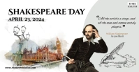 Shakespeare Day Image ภาพที่แชร์บน Facebook template