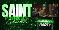 Shamrock Party Billboard Facebook Shared Image template