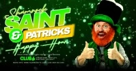 Shamrock Saint Patricks Party Facebook Shared Image template