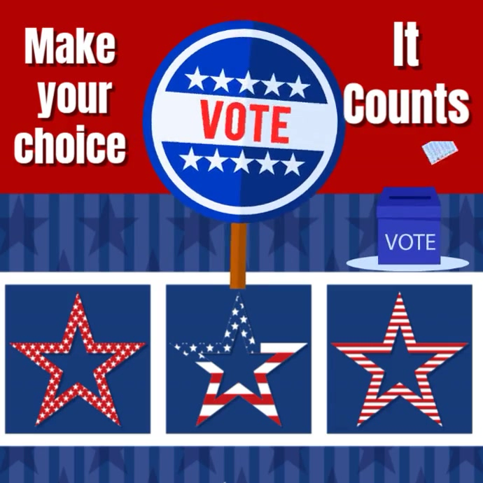 Shape the Future with Your Vote Instagram Post template