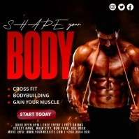Shape Your Body Instagram Instagram-Beitrag template
