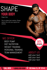 create fabulous fitness flyers in a flash postermywall