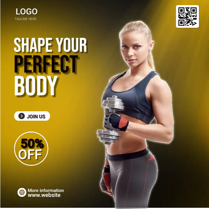 Shape Your Body Template PosterMyWall