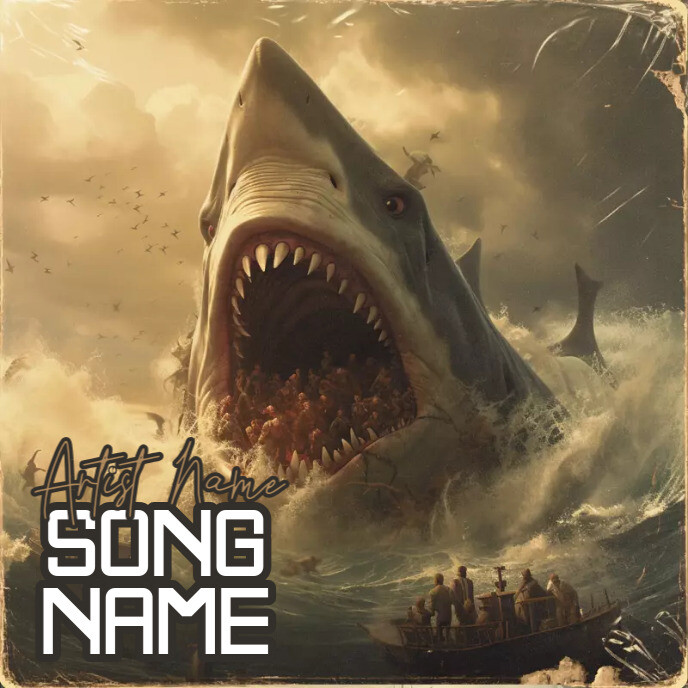 shark Album Cover music art trap mixtape rap Template | PosterMyWall