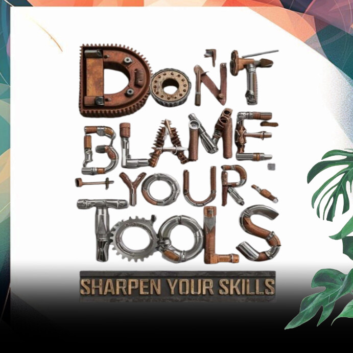 sharpen your skills Instagram Post template