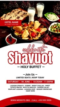 SHAVUOT CELEBRATION Reel Instagram template