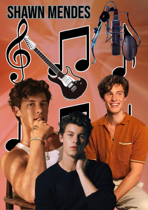 SHAWN MENDES Template PosterMyWall