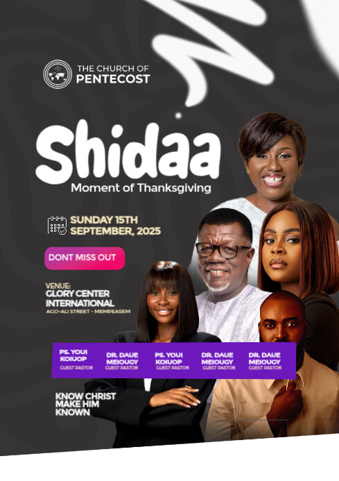 Shidaa Party Design Template A4