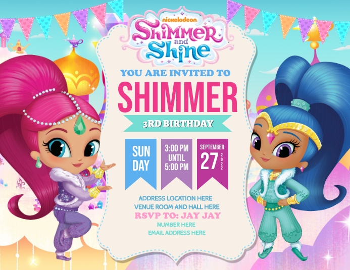Copy of Shimmer and Shine | PosterMyWall