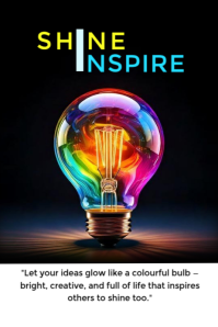Shine Plakat template