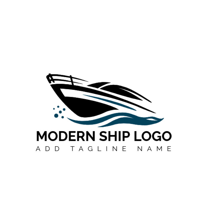 SHIP LOGO Logotyp template