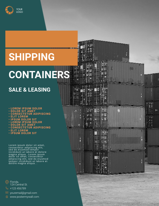 Copy of Shipping Container Sale Flyer Template | PosterMyWall
