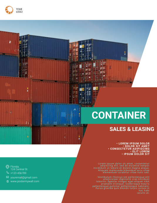Copy of Shipping Container Sale Flyer Template | PosterMyWall
