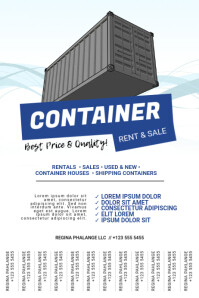 Shipping Container Sale Flyer Template | PosterMyWall