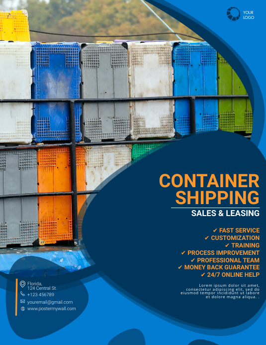 Copy of Shipping Container Sale Flyer Template | PosterMyWall