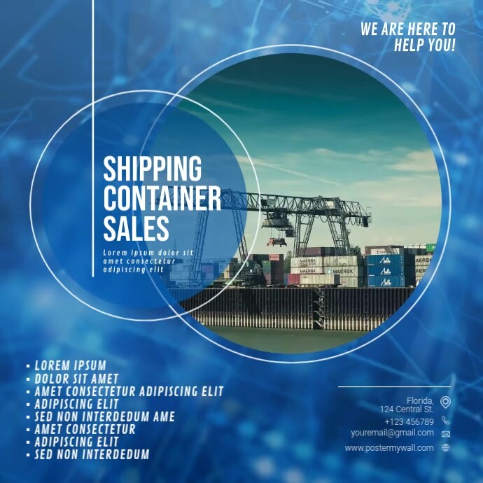 Shipping Container Sale instagram Template | PosterMyWall