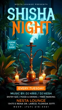 Shisha Night Instagram Story Instagram-verhaal template