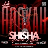 Shisha Smoke Ads Instagram Post template
