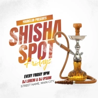 shisha spot Message Instagram template