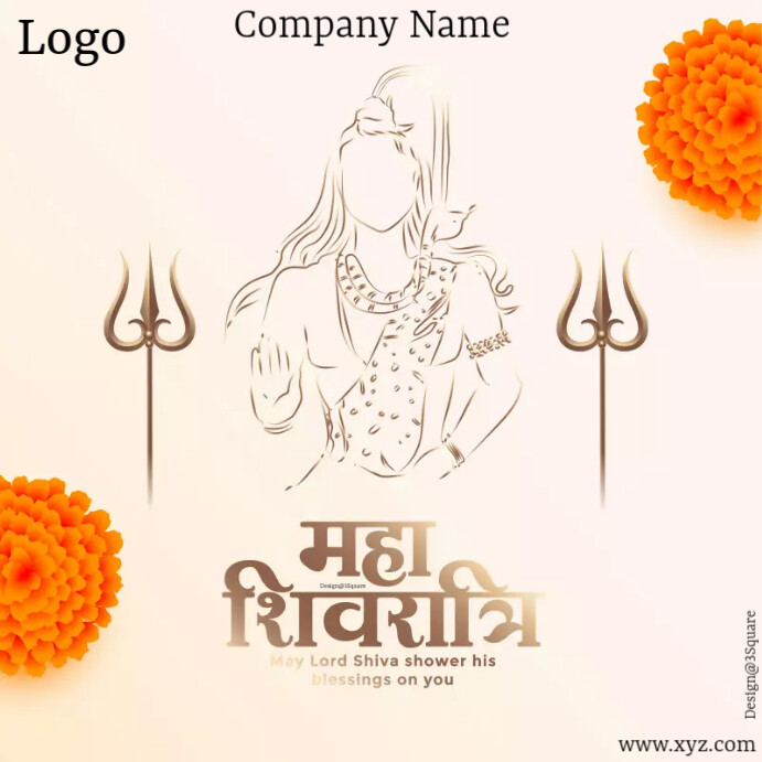 Shiv Ratri Post Instagram template