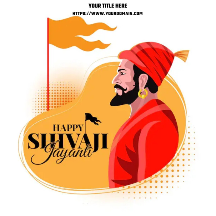 Shivaji maharaj jayanti 2025 Pos Instagram template