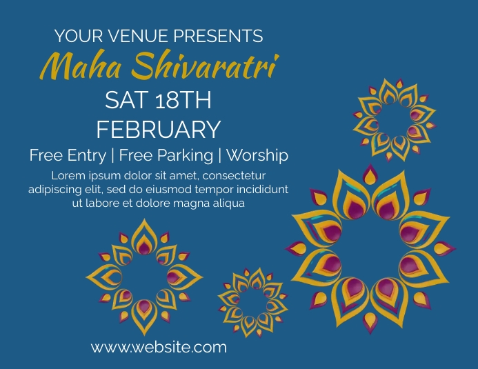 Copy of Shivaratri | PosterMyWall