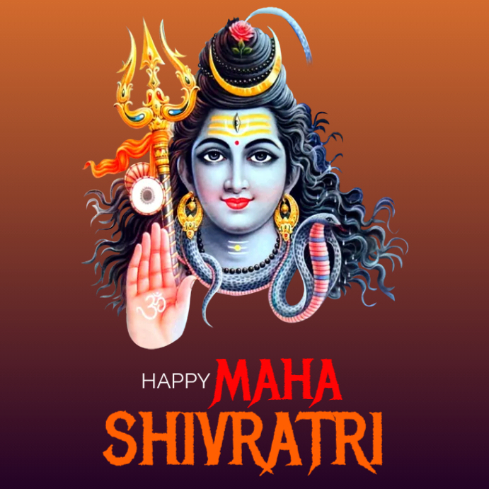 shivratri poster Template | PosterMyWall