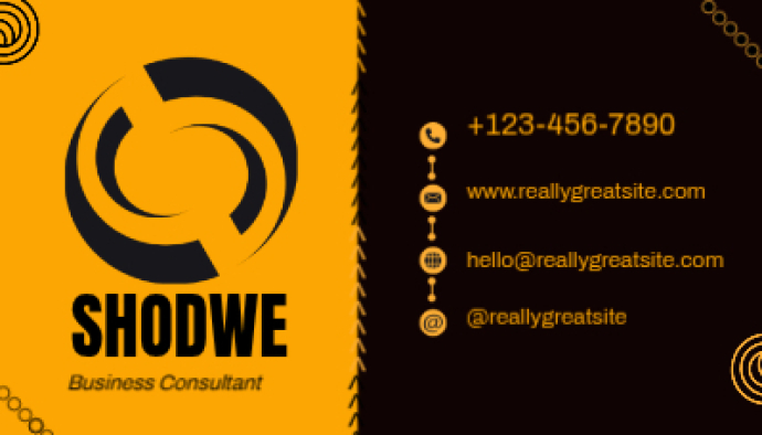 Modèle Shodwe Business Consultant | PosterMyWall